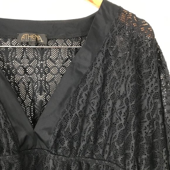 Athena Deep V-Neck Swim Coverup GUC - Picture 2 of 5